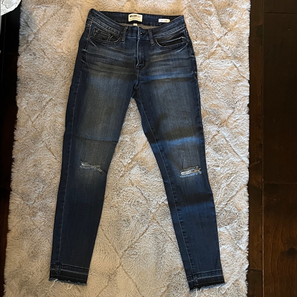 William Rast Dark Blue Skinny Jeans